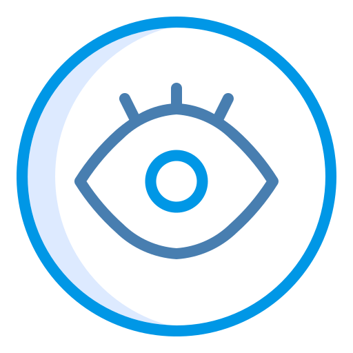 ojo Generic Blue icono
