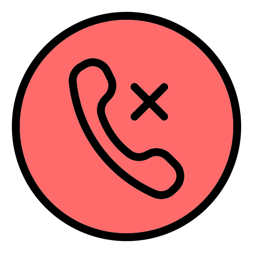 Missed call Generic Outline Color icon