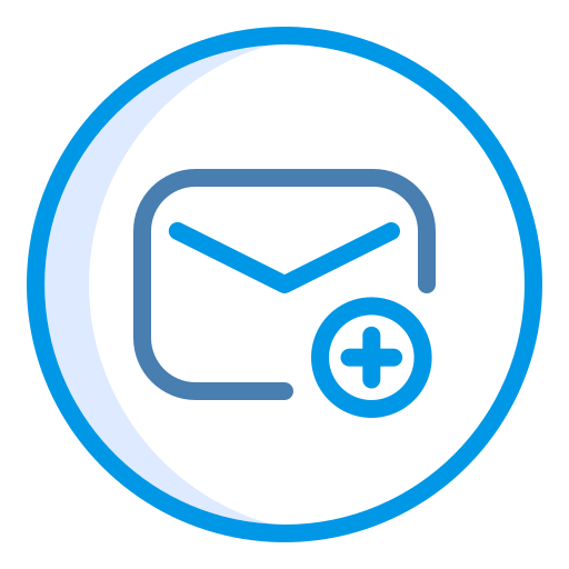 Новый email-адрес Generic Blue иконка