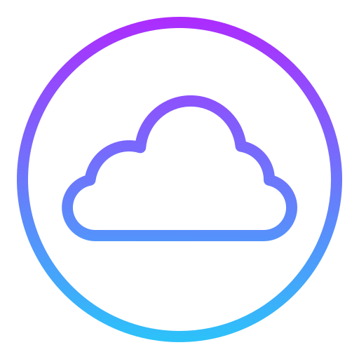 nube Generic Gradient icono