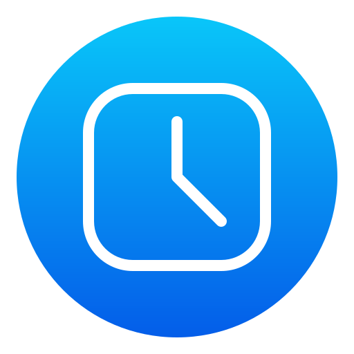 Clock Generic Flat Gradient icon