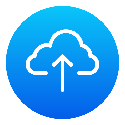 téléchargement dans le cloud Generic Flat Gradient Icône
