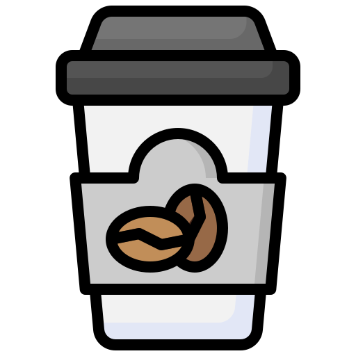 커피 컵 Surang Lineal Color icon