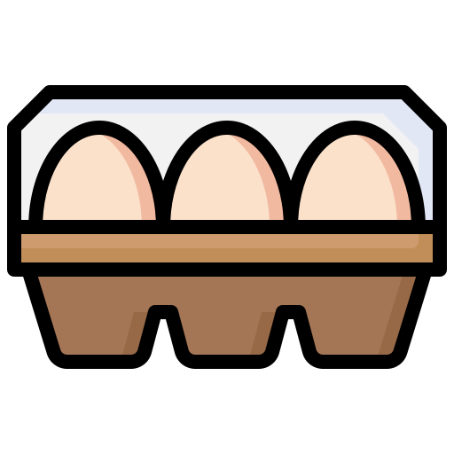 cartone di uova Surang Lineal Color icona