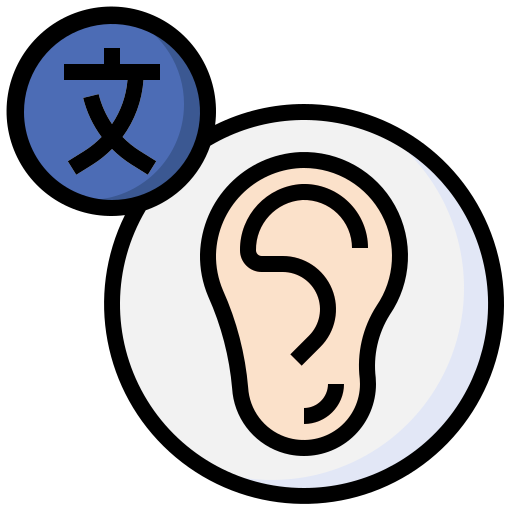 Ear Surang Lineal Color icon