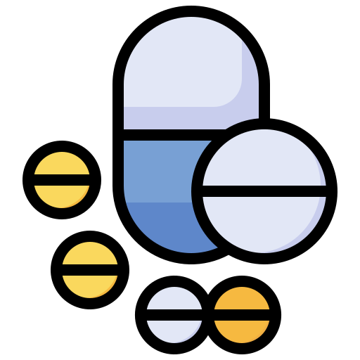 Pill Surang Lineal Color icon