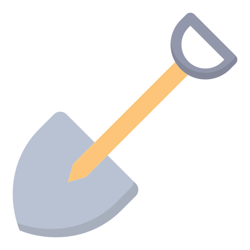Shovel Dinosoft Flat icon