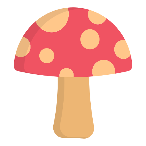 Mushroom Dinosoft Flat icon
