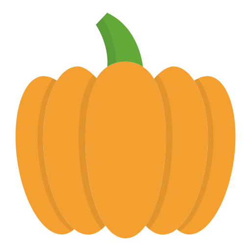 Pumpkin Dinosoft Flat icon