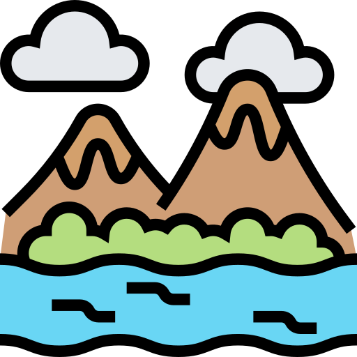 jezioro Meticulous Lineal Color ikona
