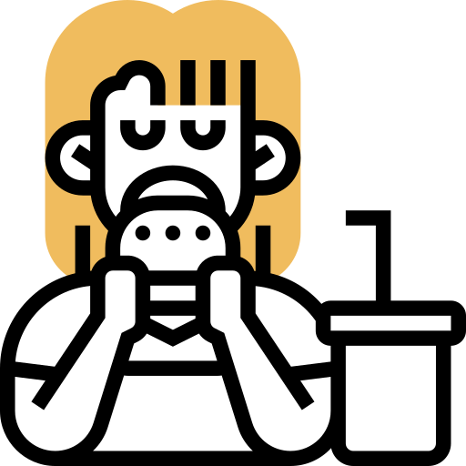 hamburguesa Meticulous Yellow shadow icono