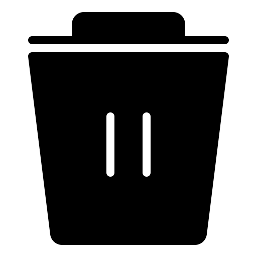 bidone Generic Glyph icona