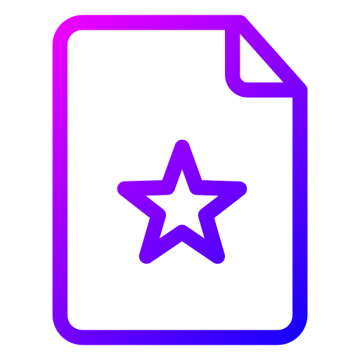 document Generic Gradient icoon
