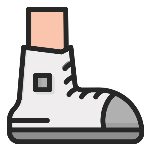 schoenen Generic Outline Color icoon