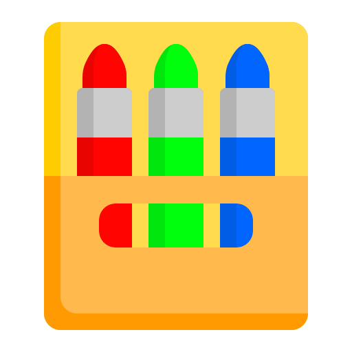 lápices de color Generic Flat icono