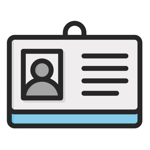 studentenausweis Generic Outline Color icon