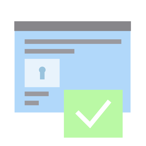 Web security Generic Flat icon