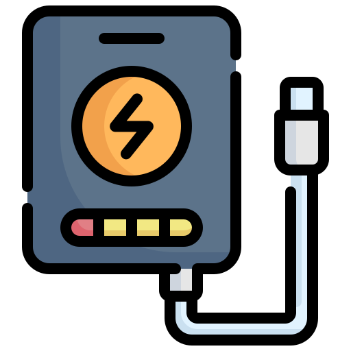 powerbank Generic Outline Color icon