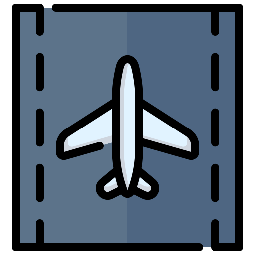 Runway Generic Outline Color icon