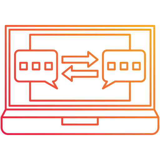 communicatie Generic Gradient icoon