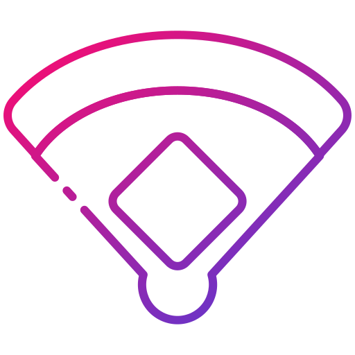 diamante de beisbol Generic Gradient icono