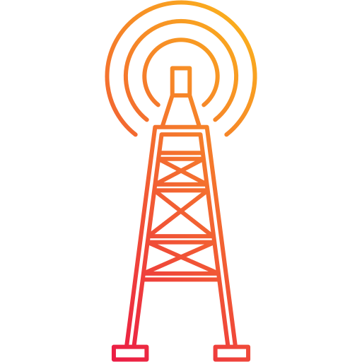 Башня связи Generic Gradient иконка