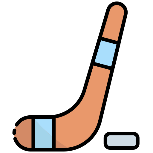 hockey Generic Outline Color icoon