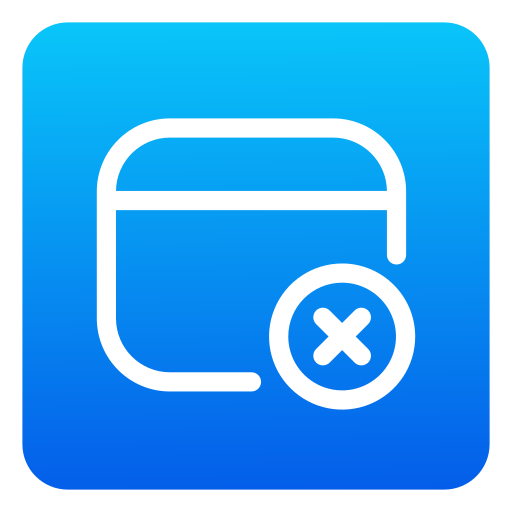 Delete folder Generic Flat Gradient icon