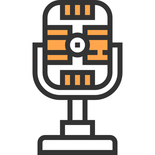 Microphone Meticulous Yellow shadow icon