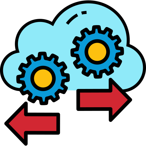 cloud computing Generic Outline Color icon