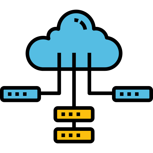 Network-cloud Generic Outline Color icon