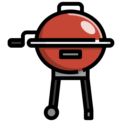 grill węglowy Generic Outline Color ikona