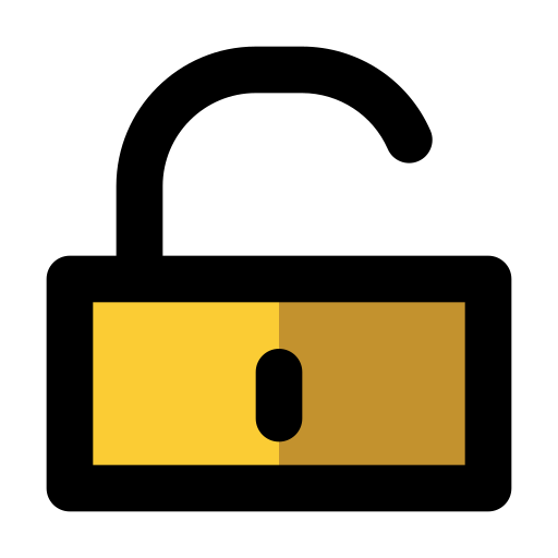 sbloccare Generic Outline Color icona