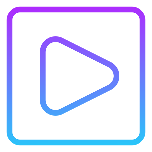 Play button Generic Gradient icon