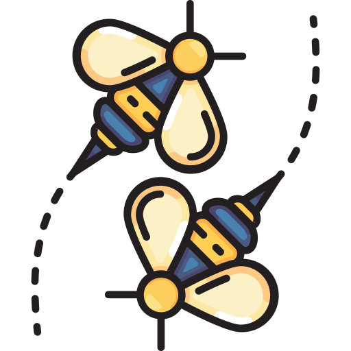 abejas Generic Outline Color icono