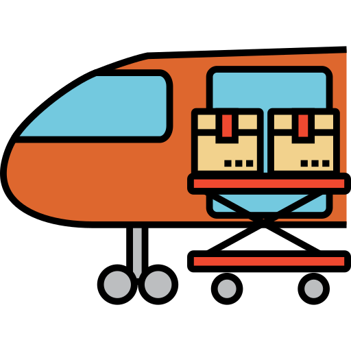 Air Freight Generic Outline Color icon