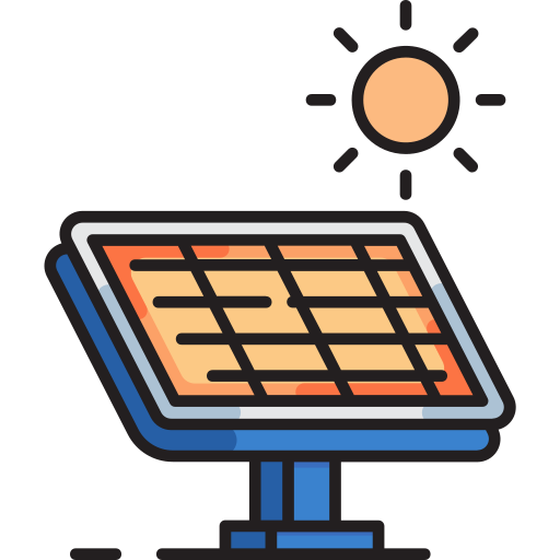 painel solar Generic Outline Color Ícone