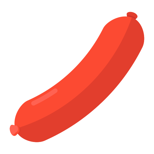 Sausage Generic Flat icon