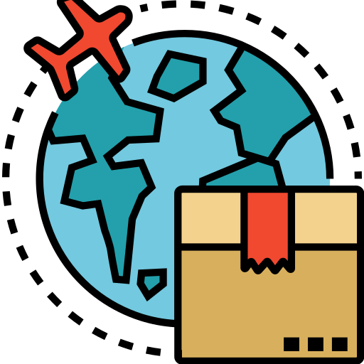 Worldwide shipping Generic Outline Color icon