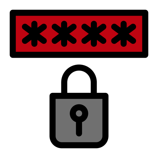 passwort Generic Outline Color icon