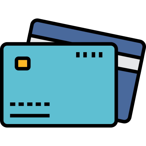 carta di debito Generic Outline Color icona