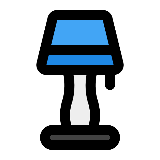 lâmpada de mesa Generic Outline Color Ícone