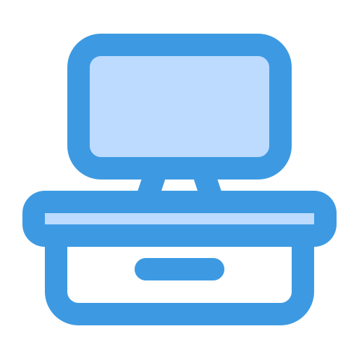 mesa de televisión Generic Blue icono