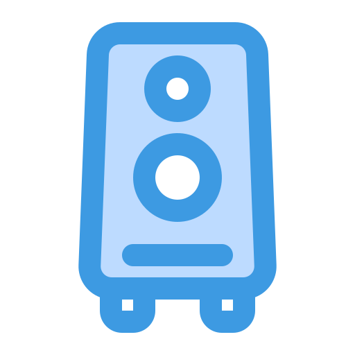 sistema de sonido Generic Blue icono