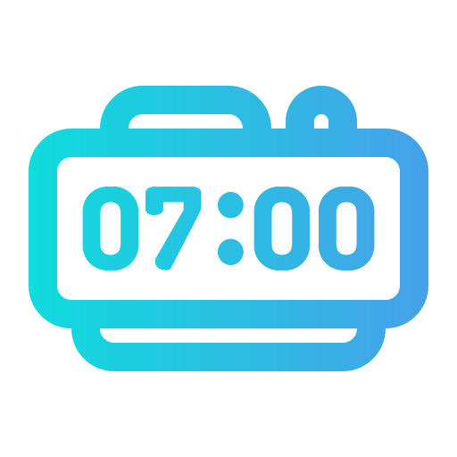 Alarm clock Generic Gradient icon