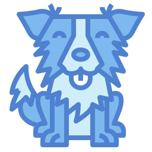 border collie Generic Blue ikona