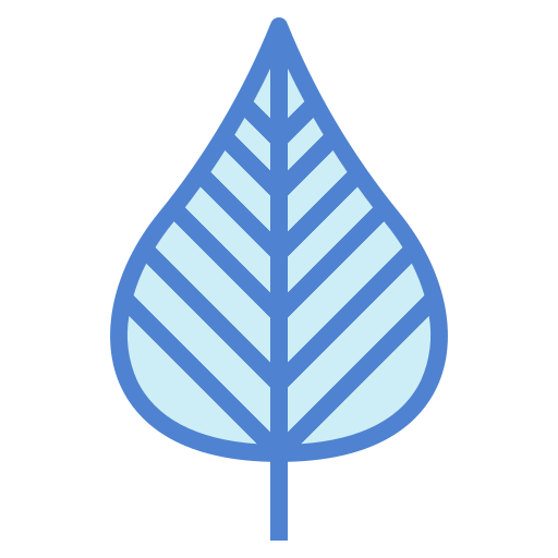 liść Generic Blue ikona