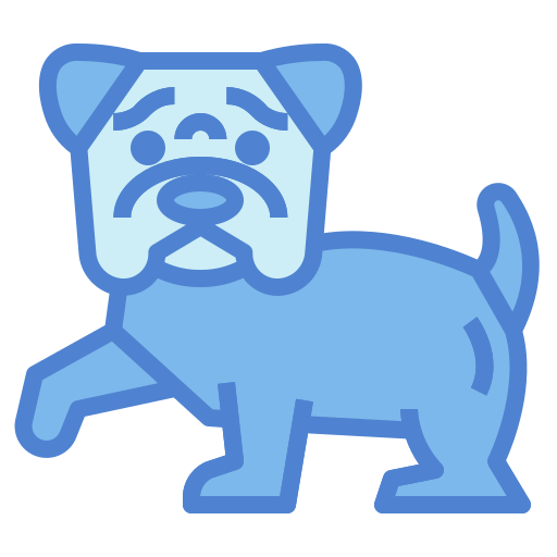 buldog Generic Blue icoon