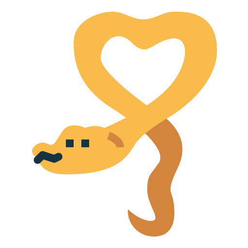 Змея Smalllikeart Flat иконка