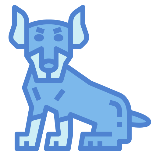 dobermann Generic Blue icon